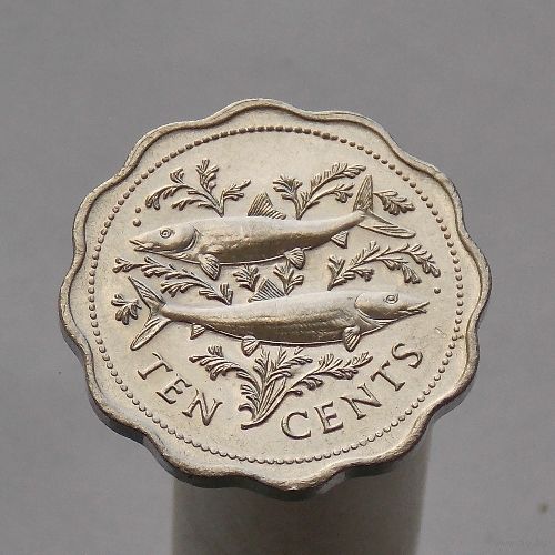 Багамские острова 10 центов 1985