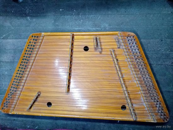 С рубля без  мц. цимбалы БССР, 102х52х6см. фабрика пианино КПБ