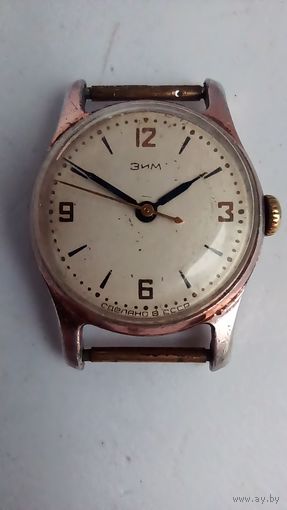 Часы зим, старого образца, с центральной секундной стрелкой с рубля