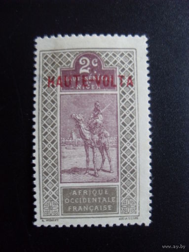 Франция. Французские колонии (Верхняя Вольта) 1920 Mi:BF 2