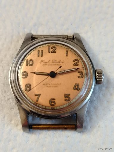 ЧАСЫ ПАВЕЛ БУРЕ ПОСЛЕ 1917 ГОДА (В ЭМИГРАЦИИ) КОРПУС НЕРЖ