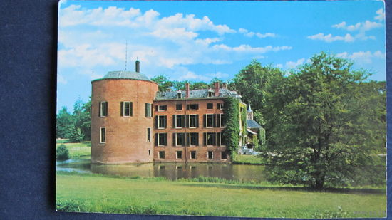 Старая немецкая почтовая карточка. Kasteel Rosendael