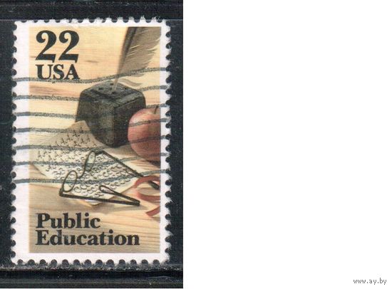 США-1985, (Мих.1771),  гаш., Образование,(одиночка)