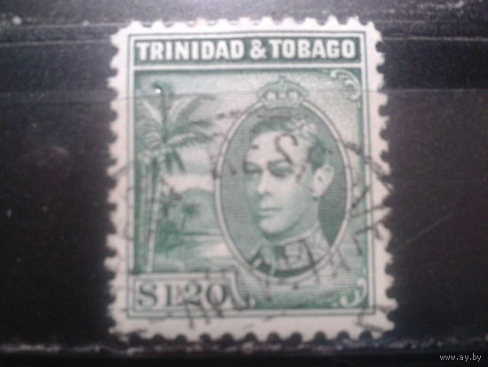 Тринидад и Тобаго, колония Англии, 1940. Король Георг VI
