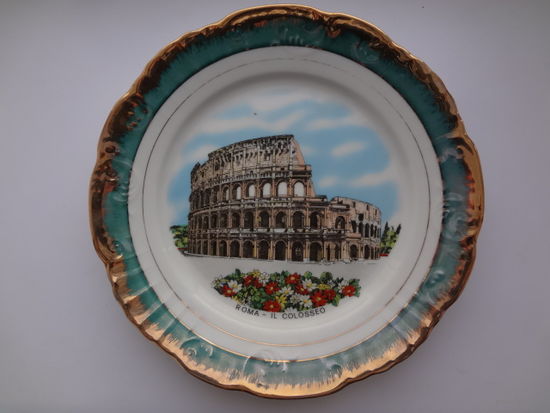 Тарелка настенная Рим. Колизей.