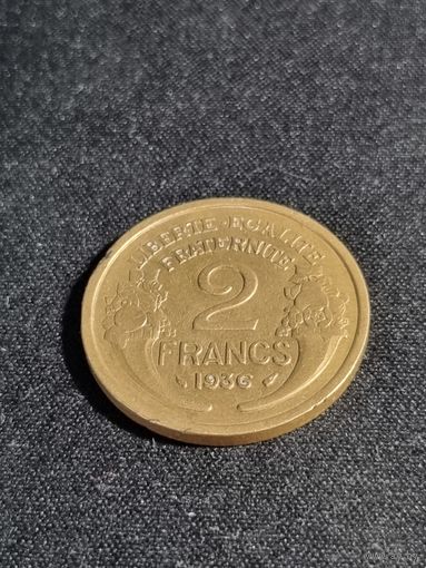 Франция 2 франка 1936 (состояние)