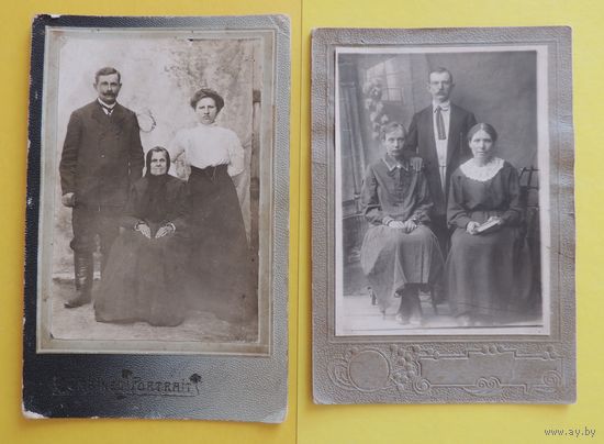 Фото кабинет-портрет "Семья", до 1917 г., цена за единицу