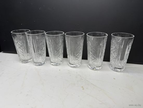 Рюмки хрусталь 6 шт