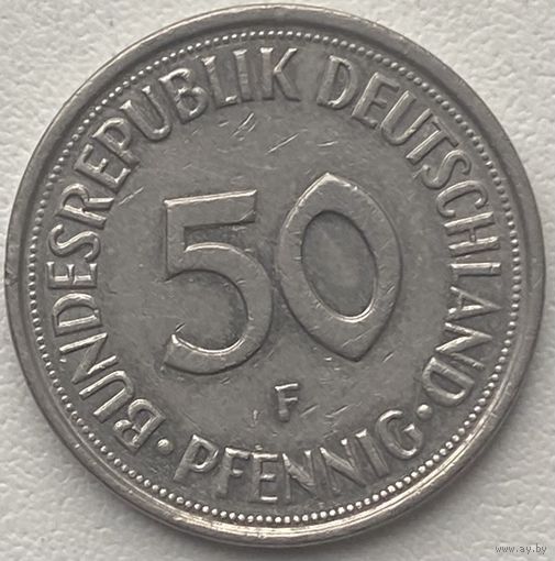 Германия 50 пфеннигов 1982 г. F