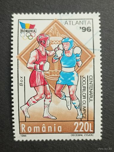 Румыния 1996. 100-летие Международного олимпийского комитета МОК – Олимпийские игры – Атланта, США