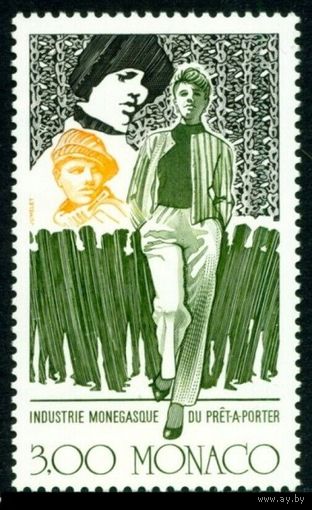1988 Монако 1894 Мода и дизайн, Швейная промышленность 1,50 евро
