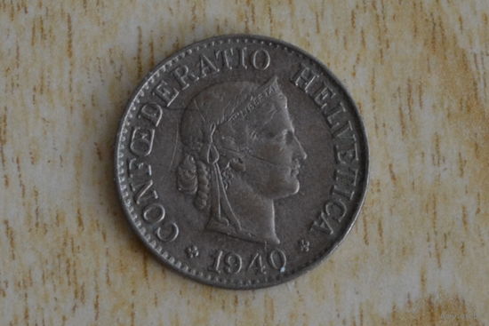 Швейцария 10 раппенов 1940