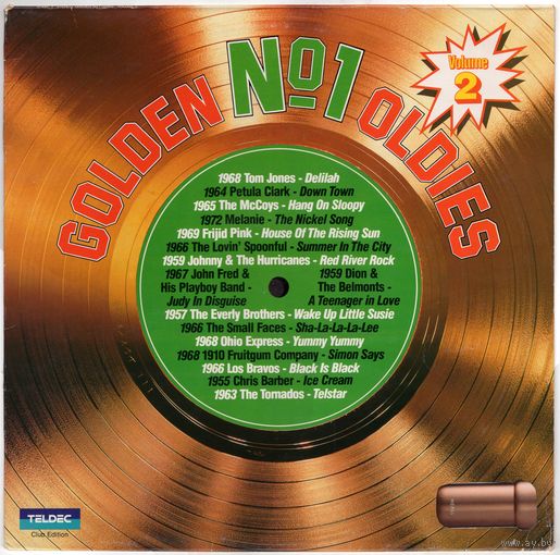 LP Golden No. 1 Oldies, Volume 2 (The Lovin' Spoonful, The Everly Brothers, Tom Jones, The Tornados, The Small Faces, Ohio Express, Petula Clark і іншыя)