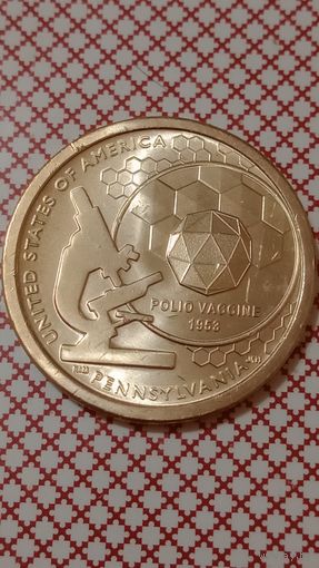 США 1 доллар инновации 2019 Р микроскоп