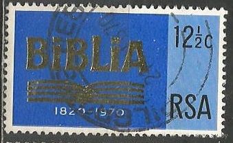 ЮАР. 150 лет Библейского общества. 1970г. Mi#389.