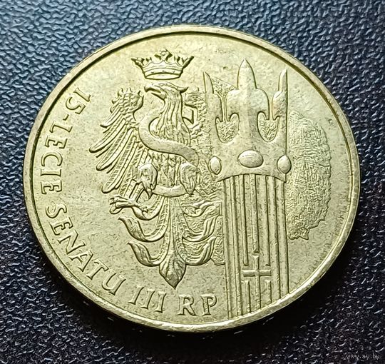 Польша 2 злотых, 2004 15 лет Сенату Республики Польша