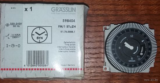 Реле времени циклическое программное GRASSLIN FM/1 STuZH 01.76.0016.1
