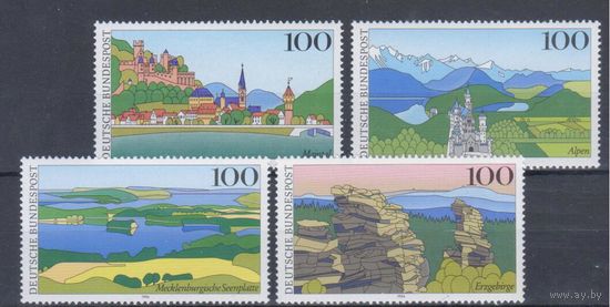 [454] Германия ФРГ 1994. Ландшафты. СЕРИЯ MNH