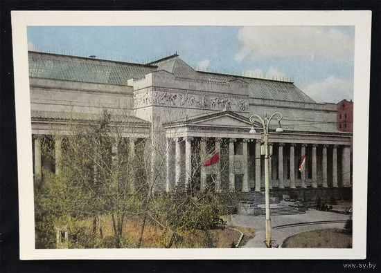 Москва. Музей изобразительных искусств им. Пушкина. Виды. 1968 год. Чистая #0283-V1P142