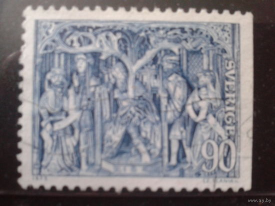 Швеция 1975 Рождество, Спящий Исус в кирхе св. Лофты