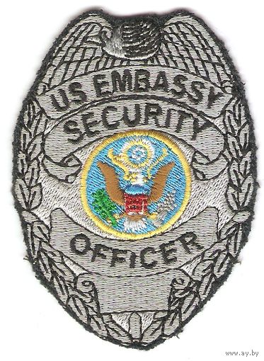 Нагрудный знак сотрудника службы безопасности посольства США