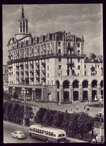 1954 год Киев Новый дом на Крещатике
