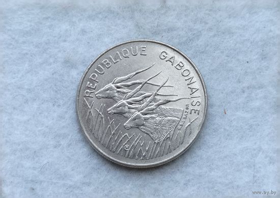 Werty71 Габон 100 франков 1975