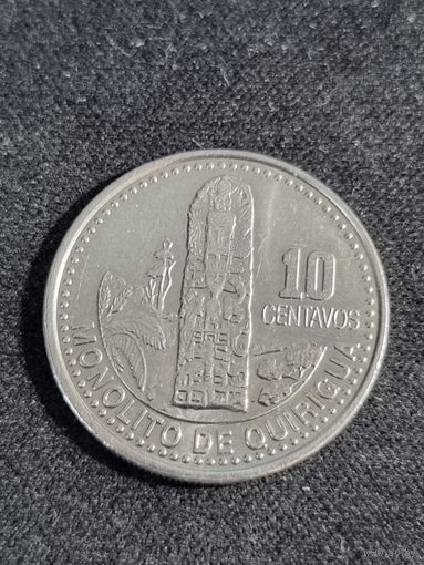 ГВАТЕМАЛА 10 сентаво 2008