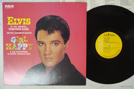 ELVIS PRESLEY - GIRL HAPPY The Original Soundtrack Album (JAPAN винил LP)