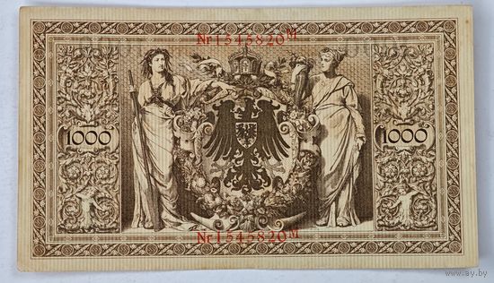 1910 год  Германия 1000