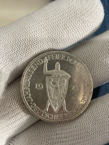 3 марки 1925 E ПРУФ! ( proof ) в отличнейшом состоянии , редчайшая монета на белорусском рынке! тираж 224 шт, видео. много лотов Веймара и ГИ