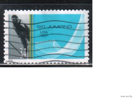 США-2002 (Мих.3511) , гаш. , Спорт, Зимняя ОИ-2002
