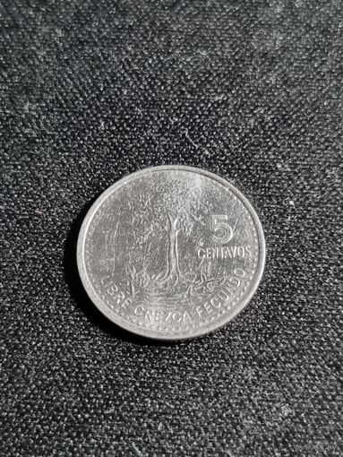 Гватемала 5 сентаво 2010
