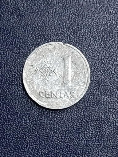 1 цент Литва. 1991г.