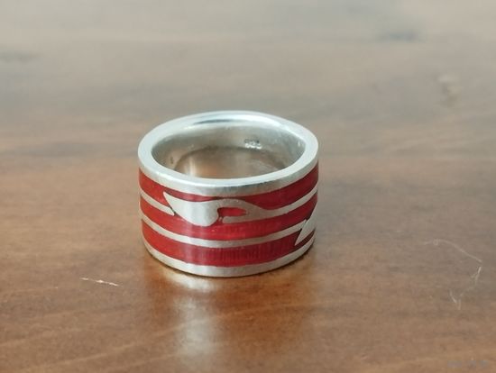 Кольцо, серебро. Италия. 925-я проба.