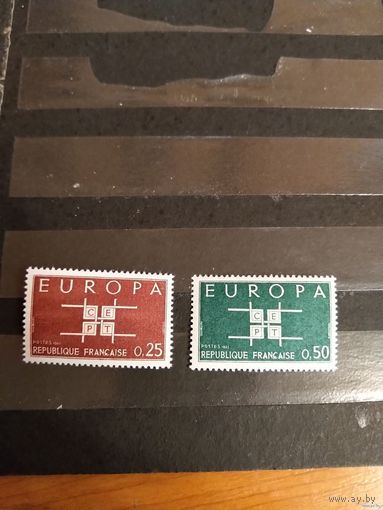 1963 Франция Европа ЦЕПТ чистая полная серия MNH** (4-12)