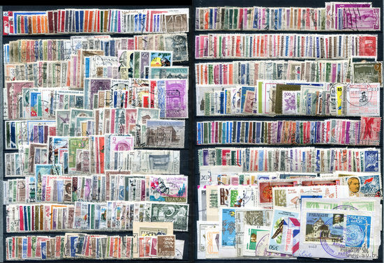 Марки разных стран 1 - 500+ марок - гашёные. #O-W-124-C-1