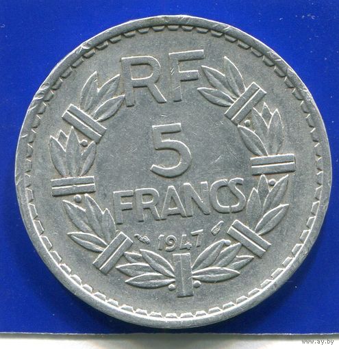 Франция 5 франков 1947