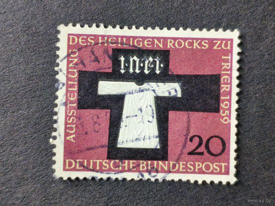 Германия 1959. Выставка Святого Плаща в Трире. Полная серия