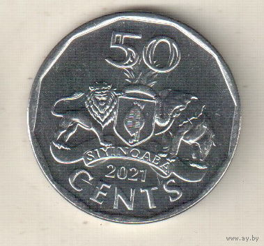 Эсватини (Свазиленд) 50 цент 2021
