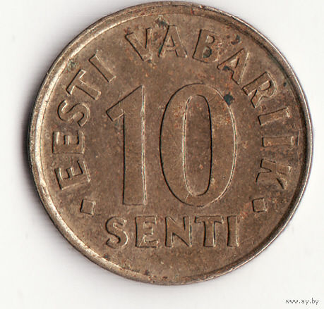 10 сентов 1998 год Эстония