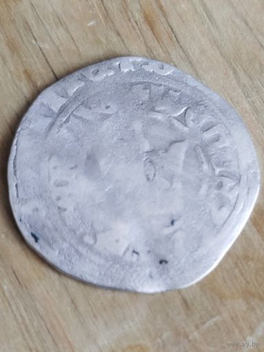 Распродажа - Пражский Грош., Вацлав 4.,1378-1419г.,Чехия (г.Кутна Гора- серебро)