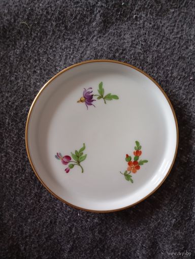 Блюдечко с ручной росписью от Hochst Хёхст, Германия