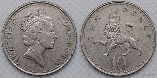 10 пенсов 1992 г Великобритания