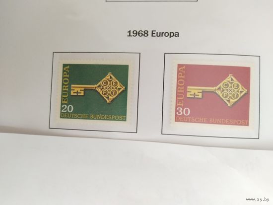 ФРГ  1968 2 м
