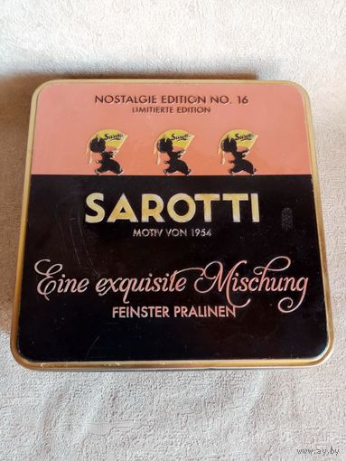 Большая банка Sarotti жестяная Германия