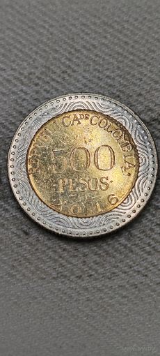 Колумбия 500 песос 2016