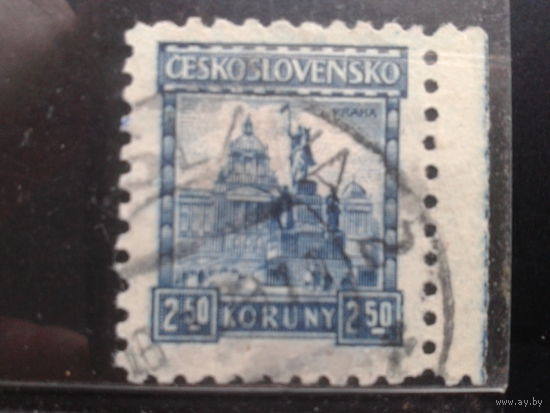 Чехословакия 1929 Стандарт замок в Праге 2,5 кроны