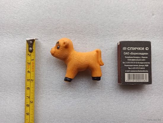 Игрушка Теленок. Бычок. Вероятнее всего СССР. Отличное состояние.