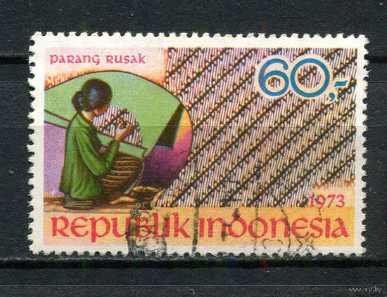 Индонезия - 1973 - Культура и искусство 60R - [Mi.740] - 1 марка. Гашеная.  (Лот 49Fg)-T25P11